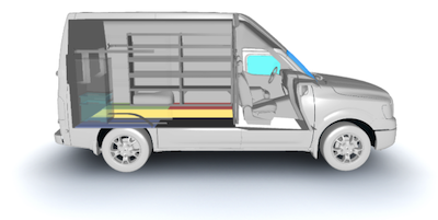 Van cargo management system design